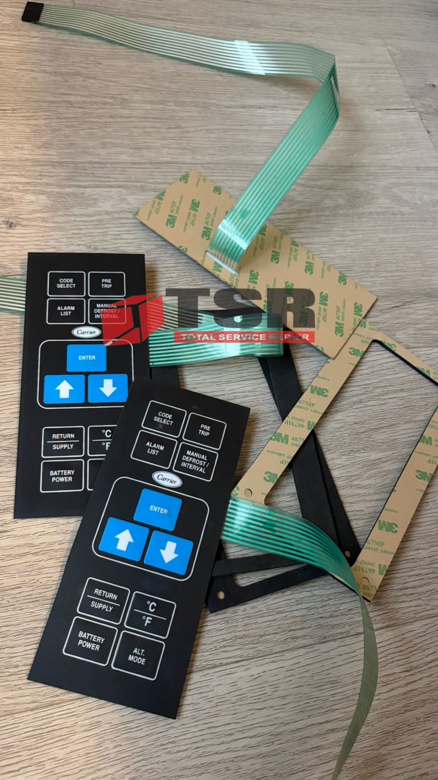 Teclados Autoadhesivos Carrier